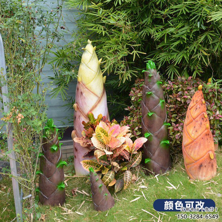 竹筍雕塑供需，小區雕塑，不銹鋼竹筍雕塑制造廠家