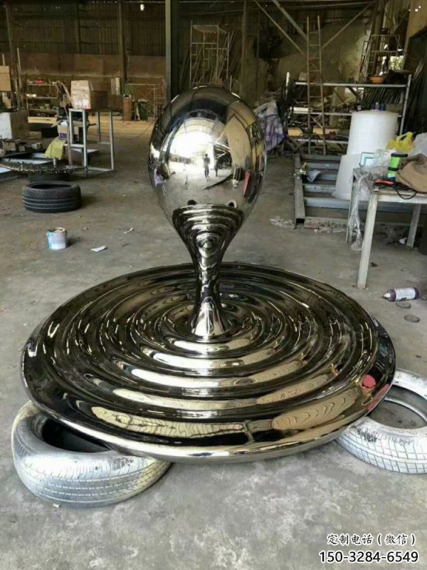 廣場水滴雕塑供求，露天雕塑，不銹鋼水滴雕塑標準