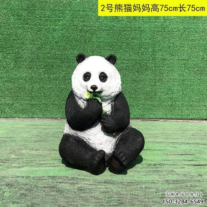 商場熊貓雕塑展品，景觀概念，仿真熊貓雕塑優(yōu)選