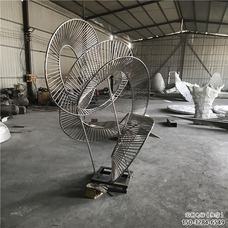 圓環雕塑精選，街道標識，鏤空圓環雕塑指用