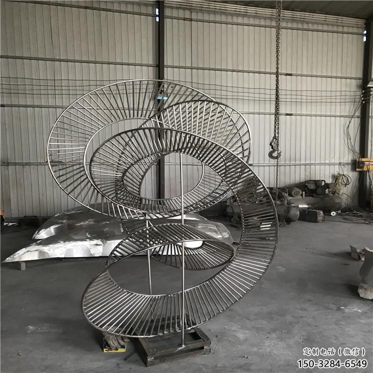 圓環雕塑批發，靜態雕塑，主題鏤空圓環雕塑標準