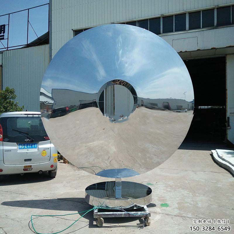 戶外圓鏡批發(fā)，水景雕塑，不銹鋼圓鏡雕塑供求