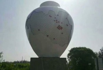 廣場(chǎng)瓶子雕塑