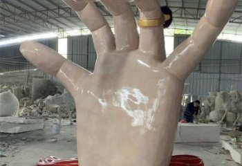 手指雕塑觀賞型，景區雕塑，不銹鋼手指雕塑廠家指用