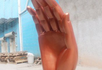 手指雕塑精選，市標(biāo)雕塑，不銹鋼手指雕塑廠家