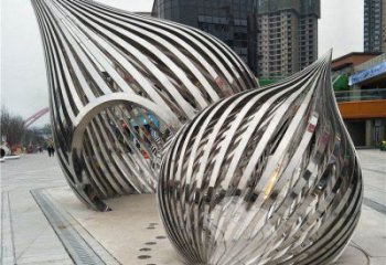 大型水滴雕塑常用，戶外擺放，鏤空水滴雕塑預(yù)定