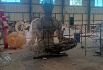 鏤空人物雕塑精選，露天雕塑，歐式鐵藝人物雕塑訂做