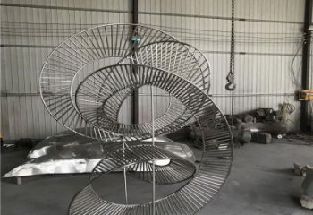 圓環雕塑批發，靜態雕塑，主題鏤空圓環雕塑標準