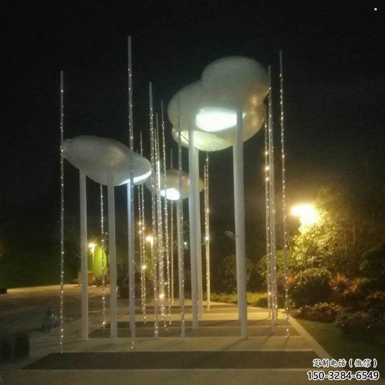 祥云雕塑供需，廣場(chǎng)雕塑，城市不銹鋼祥云雕塑選用