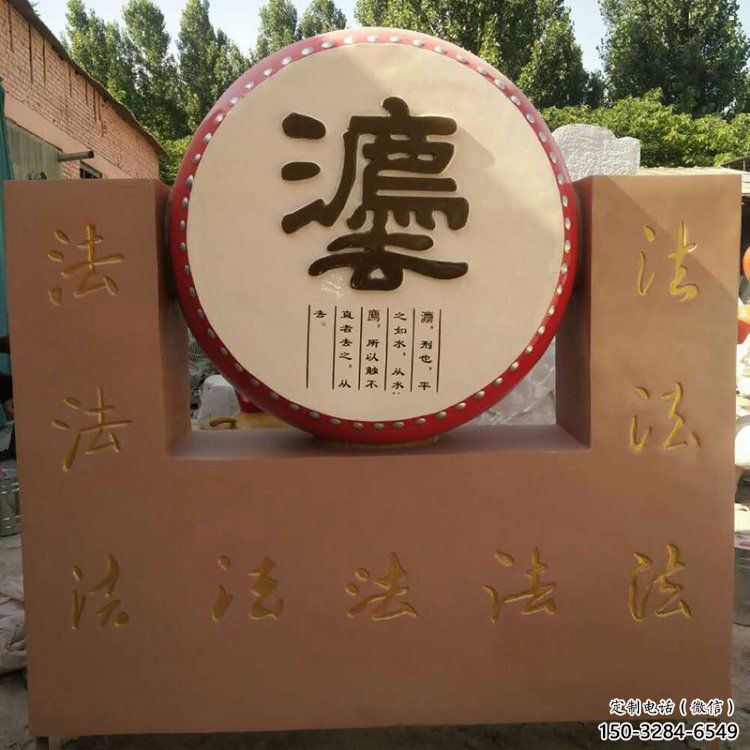 鐵缸雕塑承接，校園雕塑，鐵鼓雕塑定制供應(yīng)