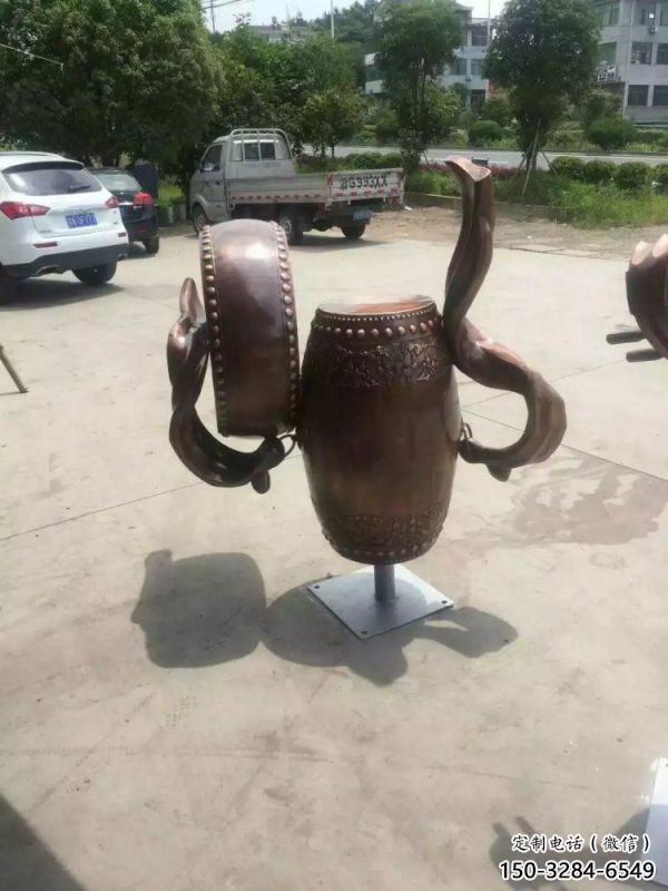 銅鼓雕塑觀賞型，廣場系列，民俗銅鼓雕塑優選