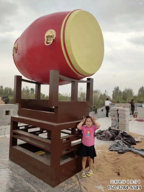 鑄造戰(zhàn)鼓雕塑