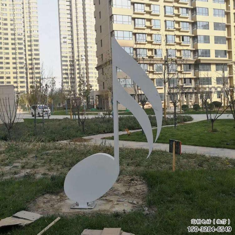 音樂符號雕塑批發，美陳雕塑，主題音樂雕塑標準