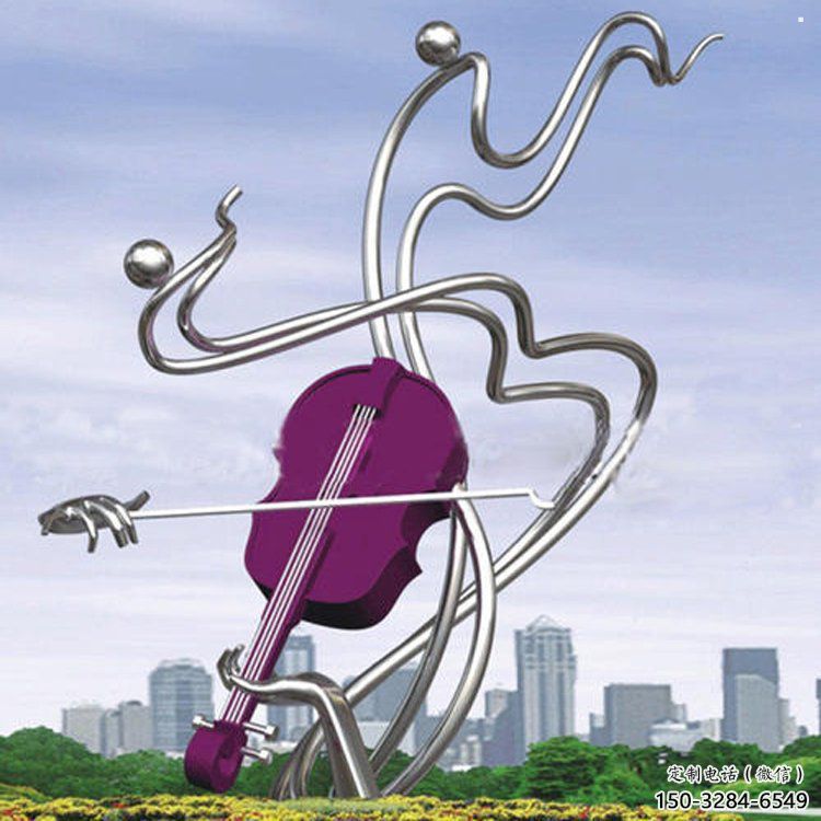 音樂符號雕塑生產，白鋼構件，白鋼音樂符號雕塑通用