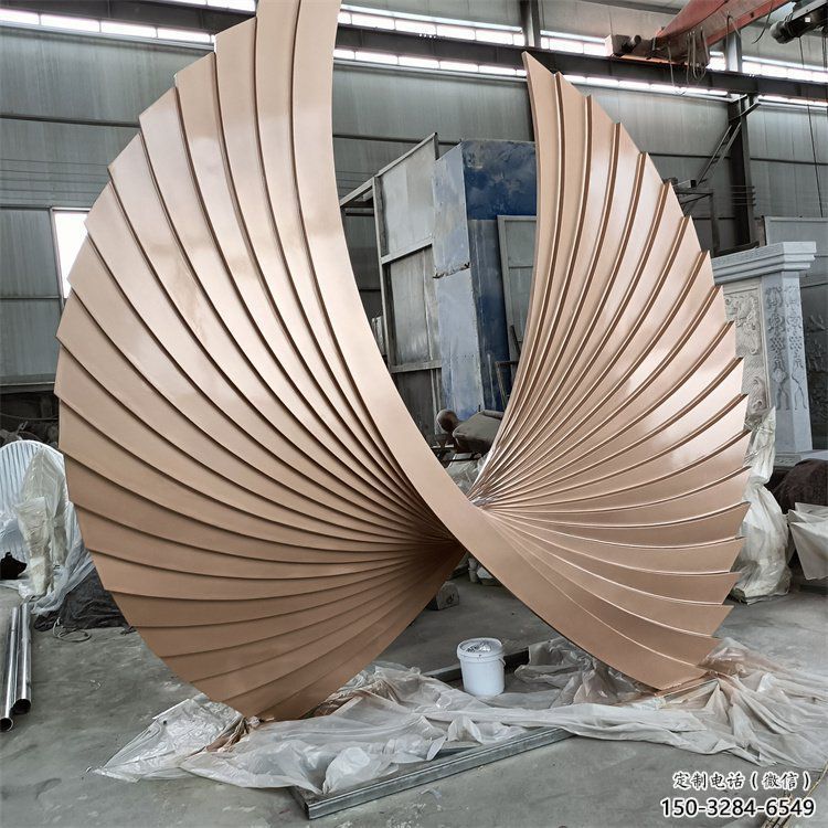 黃山羽翼雕塑常用，景觀概念，不銹鋼羽翼雕塑展品