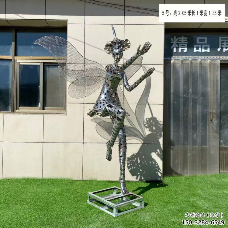 合肥現代鏤空舞者雕塑承接，歐式風格，鐵藝跳舞雕塑精選