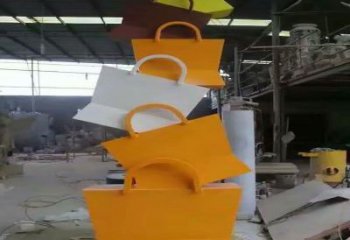 張掖烤漆挎包雕塑制造商，室外軟裝，景觀挎包雕塑制作