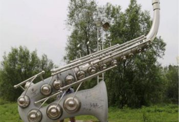 平涼街頭薩克斯雕塑