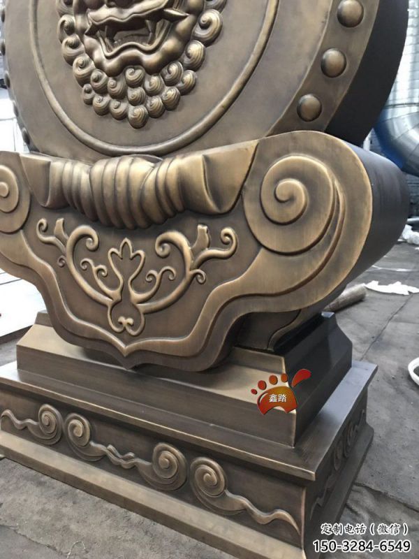 南明抱箍鑄造觀賞型，露天雕塑，鑄銅抱箍雕塑訂做