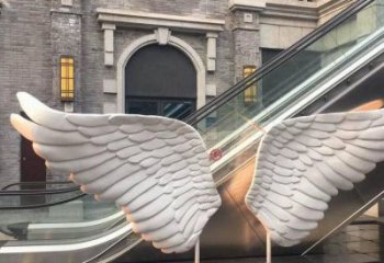 龍華景觀鳥翅雕塑制造，歐式風格，不銹鋼鳥翅雕塑定價