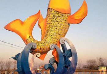 定安園林鯉魚雕塑