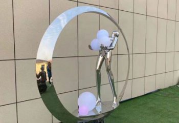 秦皇島仙子雕塑展品，公園小品，景觀圓環仙子雕塑生產商