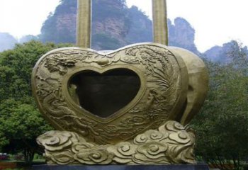 許昌藝術同心鎖雕塑承接，景區案例，公園鎖子雕塑定制