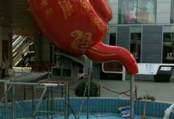 大興安嶺鐵藝水景天壺雕塑，噴泉雕塑，抽象天壺雕塑制作