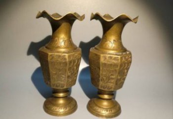郴州花瓶雕塑定價(jià)，鑄銅工藝，銅花瓶雕塑制作廠家