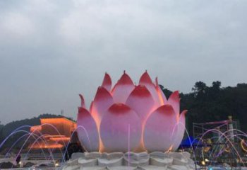 蘇州蓮花雕塑廠家，景區雕塑，水景蓮花噴泉雕塑精選