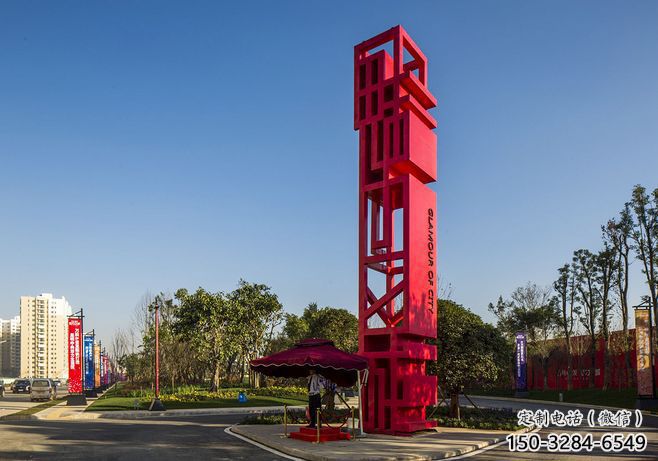 和林格爾住宅小區(qū)精神堡壘雕塑