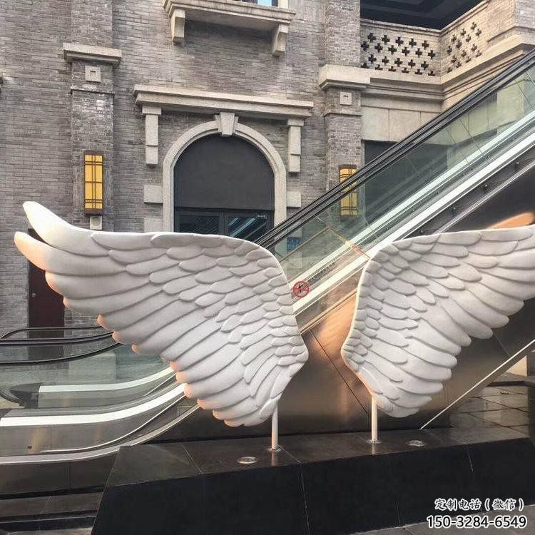 烏海景觀鳥翅雕塑制造，歐式風格，不銹鋼鳥翅雕塑定價