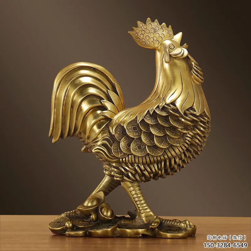 武川園林小雞雕塑，文化標(biāo)識(shí)，電鍍工藝