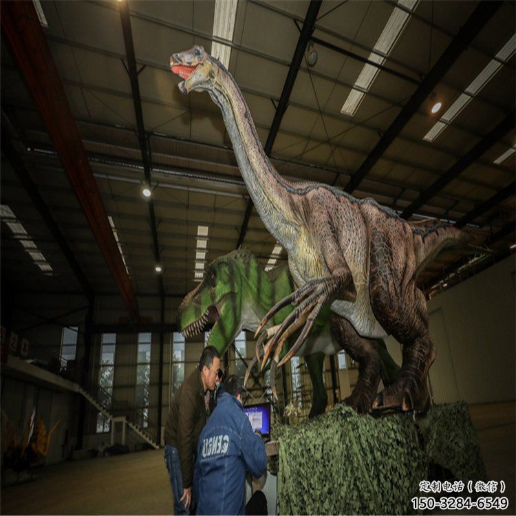 湟源戶(hù)外恐龍雕塑通用，多彩藝術(shù)，景觀玻璃鋼恐龍雕塑供應(yīng)