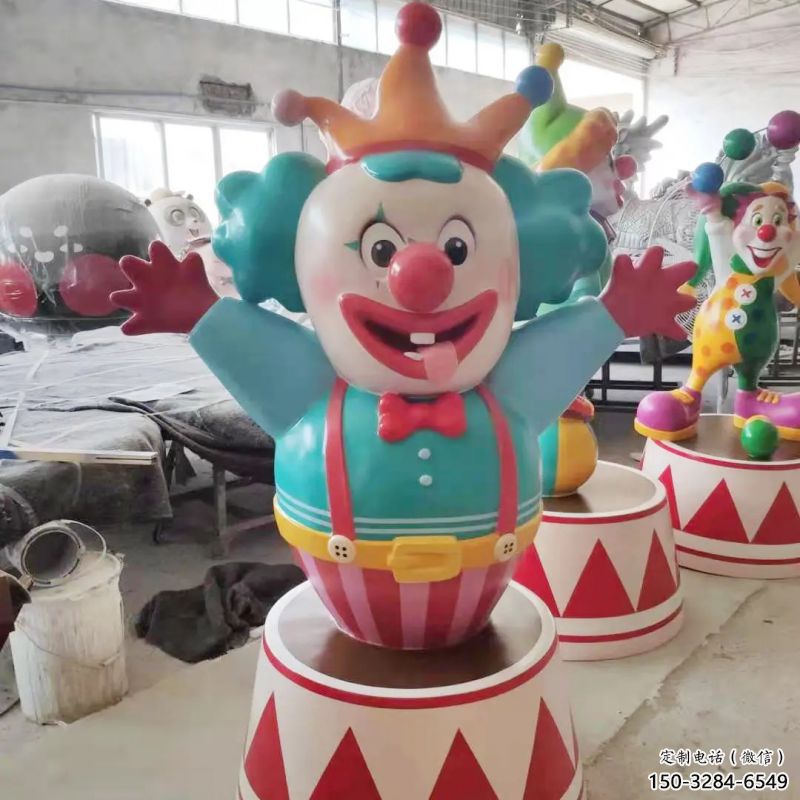 聊城公園小丑雕塑