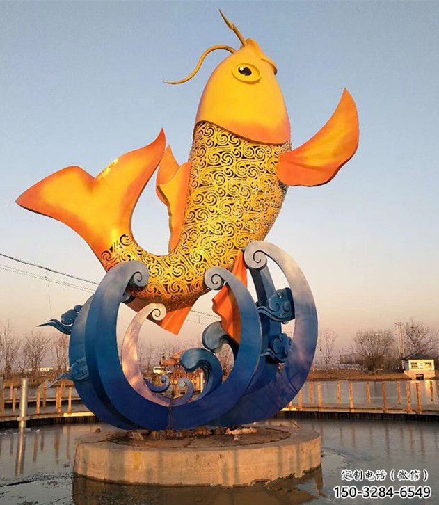 臨沂園林鯉魚雕塑