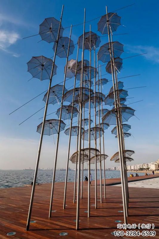 大同步行街雨傘雕塑