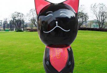 灣里廣場(chǎng)小貓雕塑，動(dòng)物擺件，仿古工藝