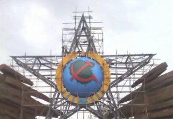 本溪公園五角星雕塑