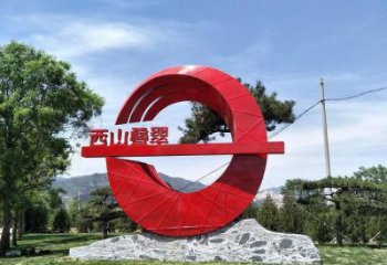 包頭房地產精神堡壘雕塑