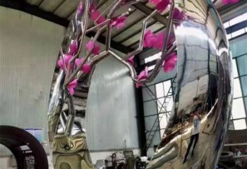 城西梅花雕塑工廠優選，城市裝飾，景觀梅花雕塑供給