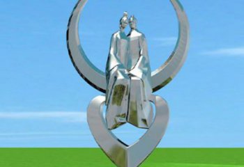 泰安創意牛郎織女雕塑