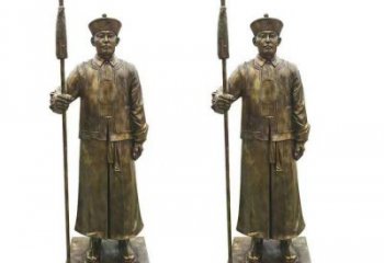 濰坊庭院武士雕塑