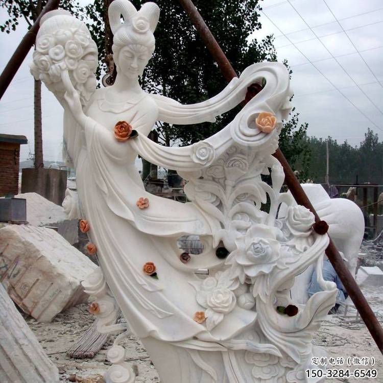 資陽(yáng)公園天女散花雕塑