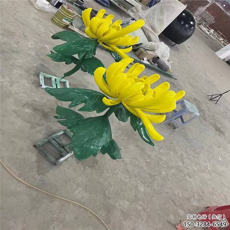 臨滄景區菊花雕塑優選，圓雕體系，城市菊花雕塑選定