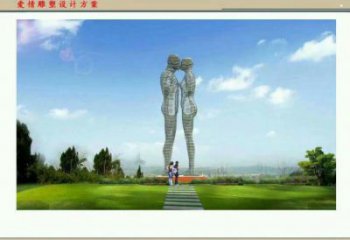 喀什鏤空人物雕塑承接，陸地?cái)[件，鐵藝字母人物雕塑制造商