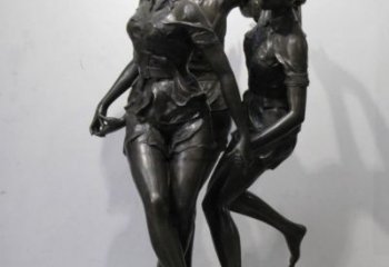 涪陵住宅小區(qū)跳舞雕塑