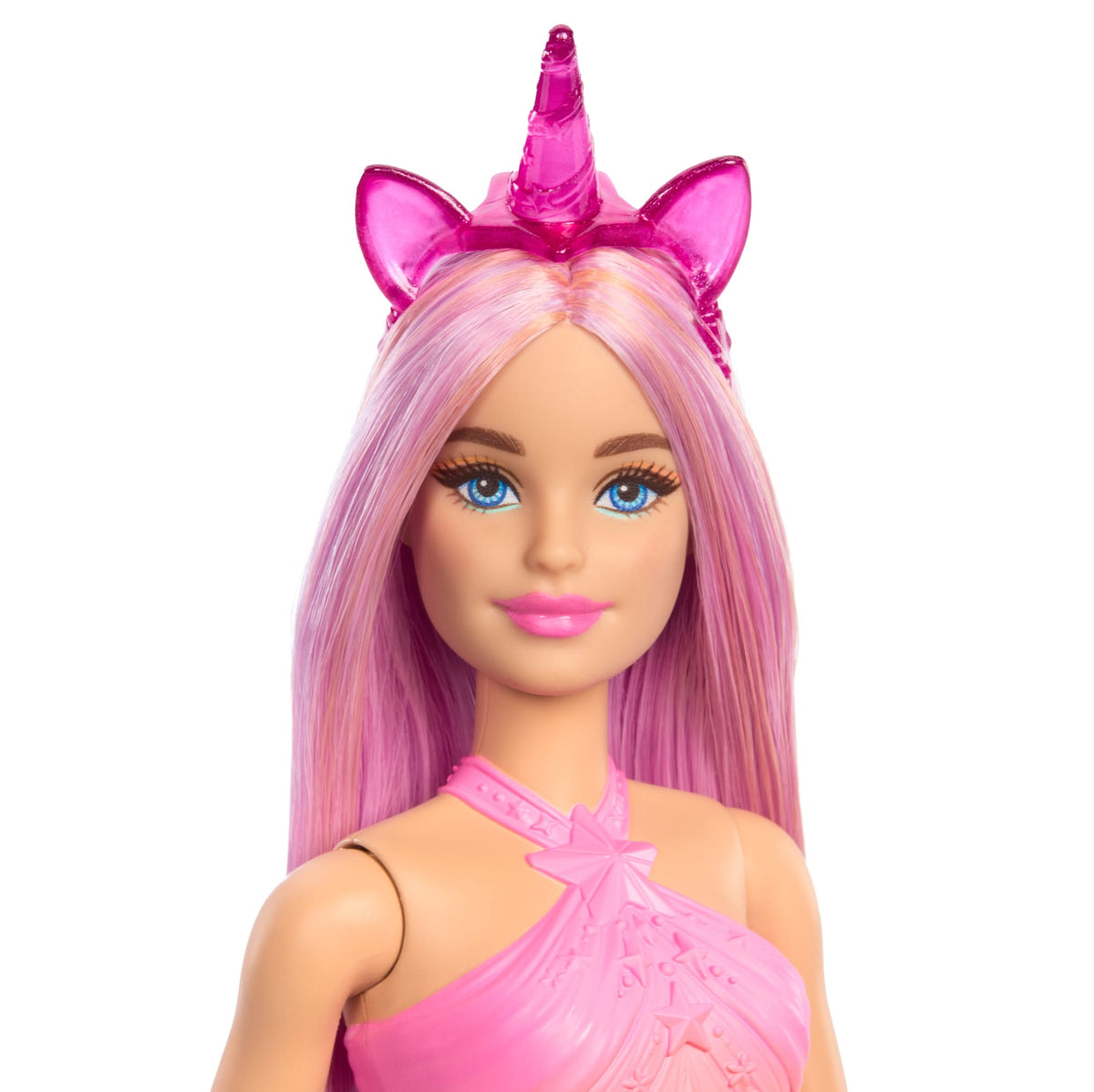 Barbie Fantasía Muñeca Unicornio Falda de Ensueño Rosa