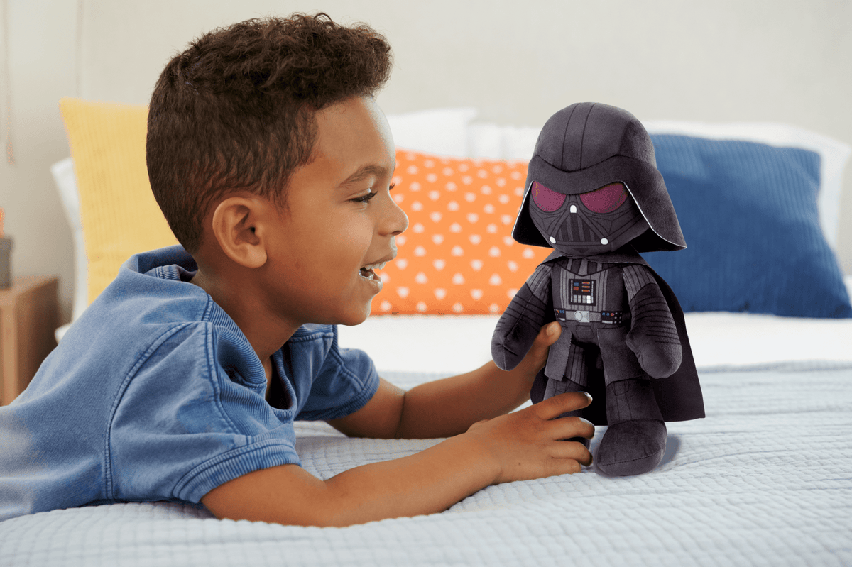 Star Wars Plush Talkers Darth Vader Soft Toy, 11 To 12-Inch Collectible Plush With Sound & Phrases
