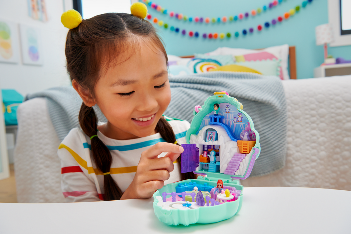 Pollypocket-Pingouin des Neiges-Coffret Avec Figurines